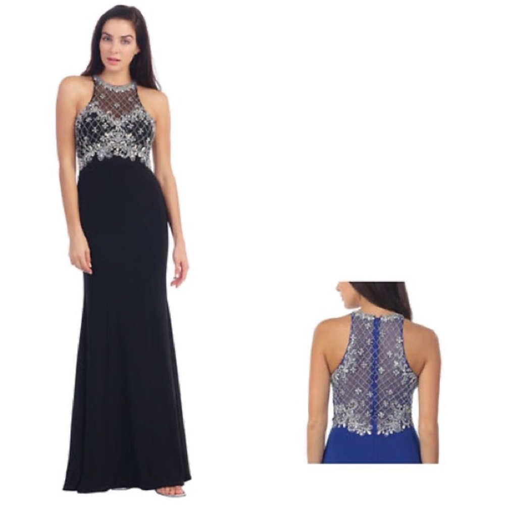 Black formal dress